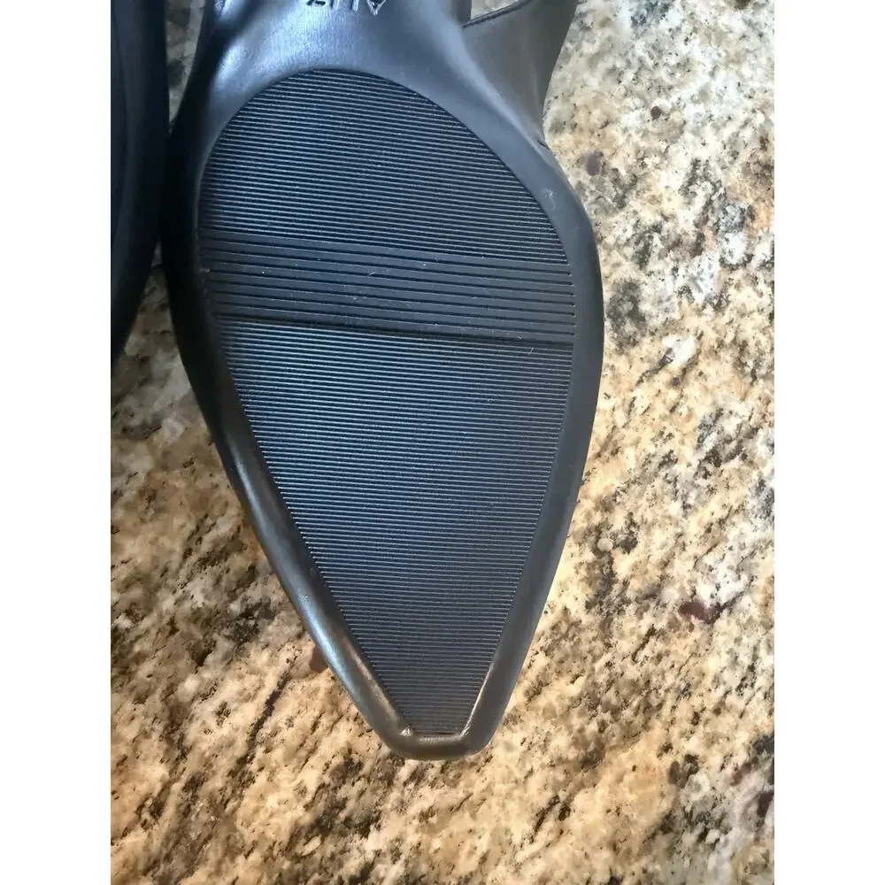 Naturalizer Womens Slingback Black Leather Pumps Size 9.5 NEW Without Box